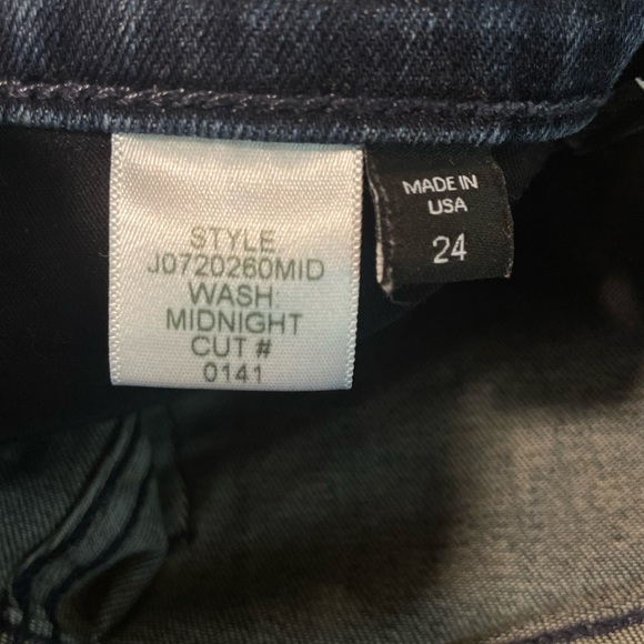 VERONICA BEARD The Carly 11” Kick Flare Jean Raw Hem Women’s Size 24 - Picture 8 of 9